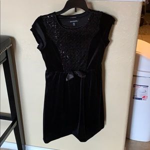 Black dress with sequence